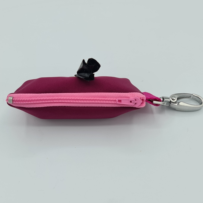 Kotbeutelspender in Himbeerpink